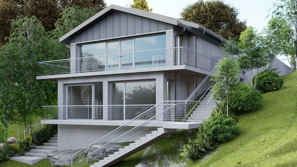 5_Interior - Fireplace Sunset