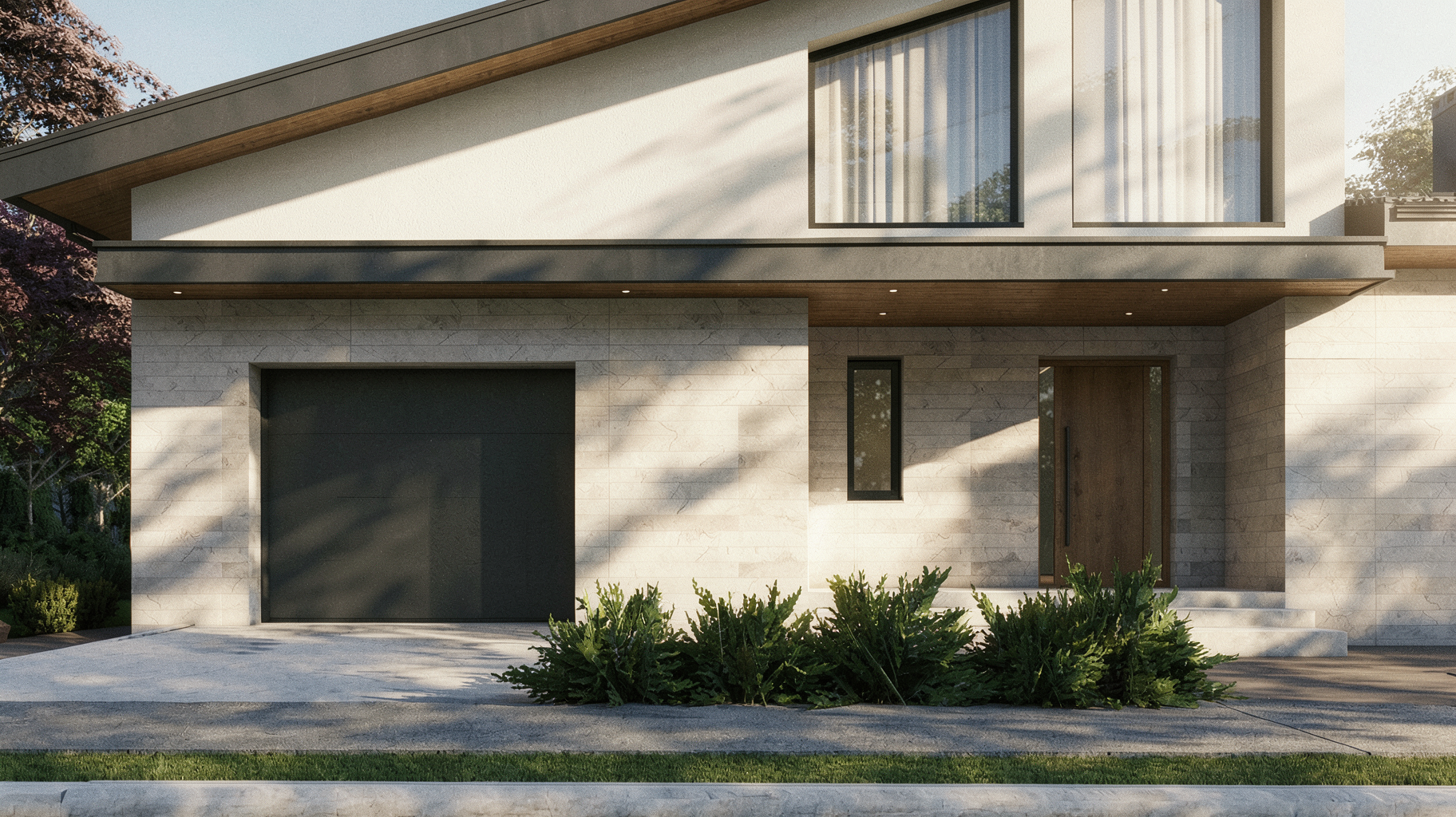 Casa A – vedere exterioară a locuinței