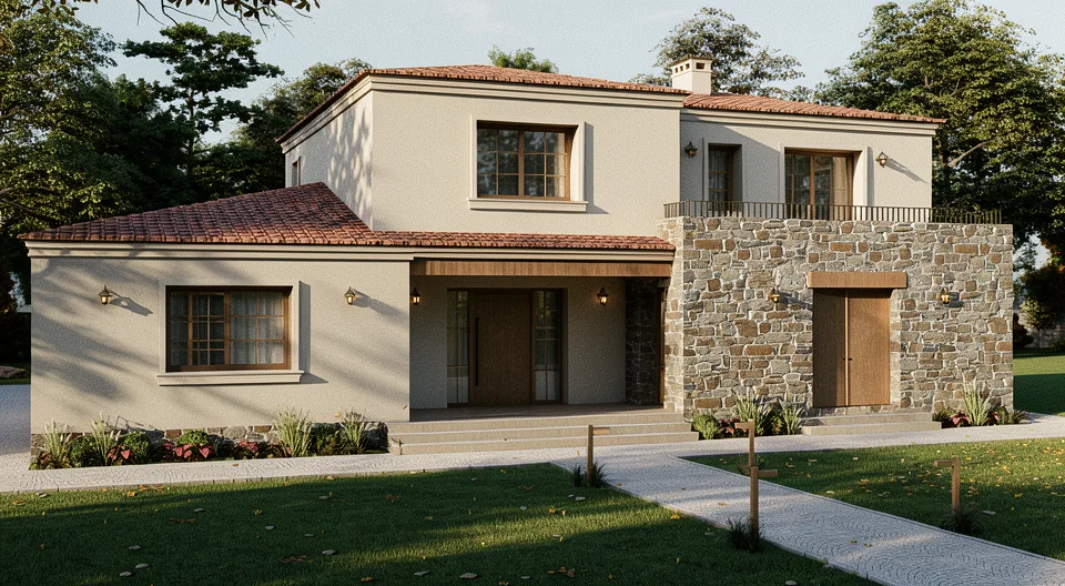 Casa D – fațadă principală