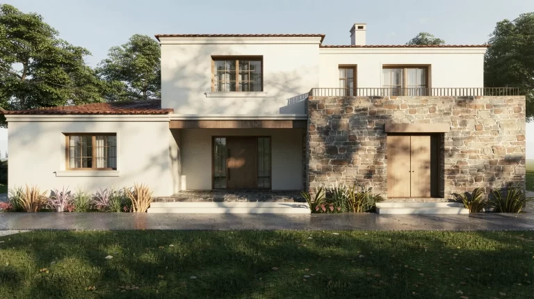 Casa D – vedere frontală